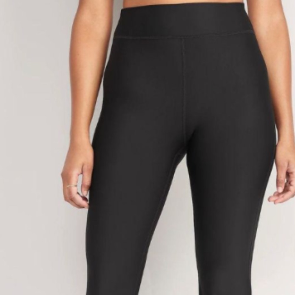 Old Navy Black Active Flare Leggings Pants